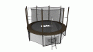 Батут UNIX line 8 ft Black&Brown (inside)