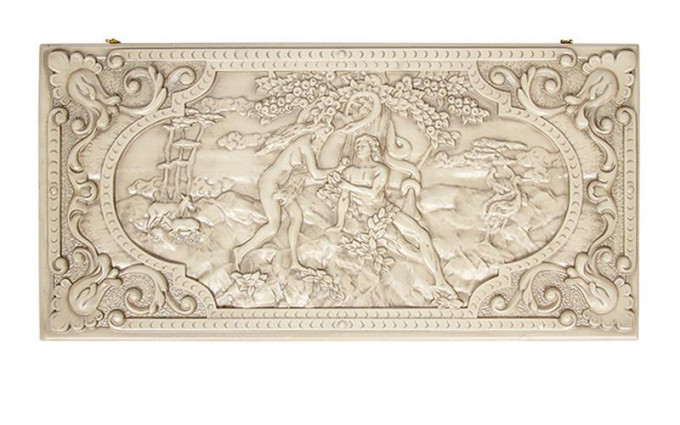 Нарды резные Адам и Ева Патина Ustyan Нарды резные Адам и Ева Патина Ustyan